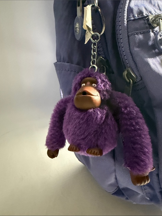 Kipling Lavender Nylon Small  Backpack with Monkey Charm main image 5